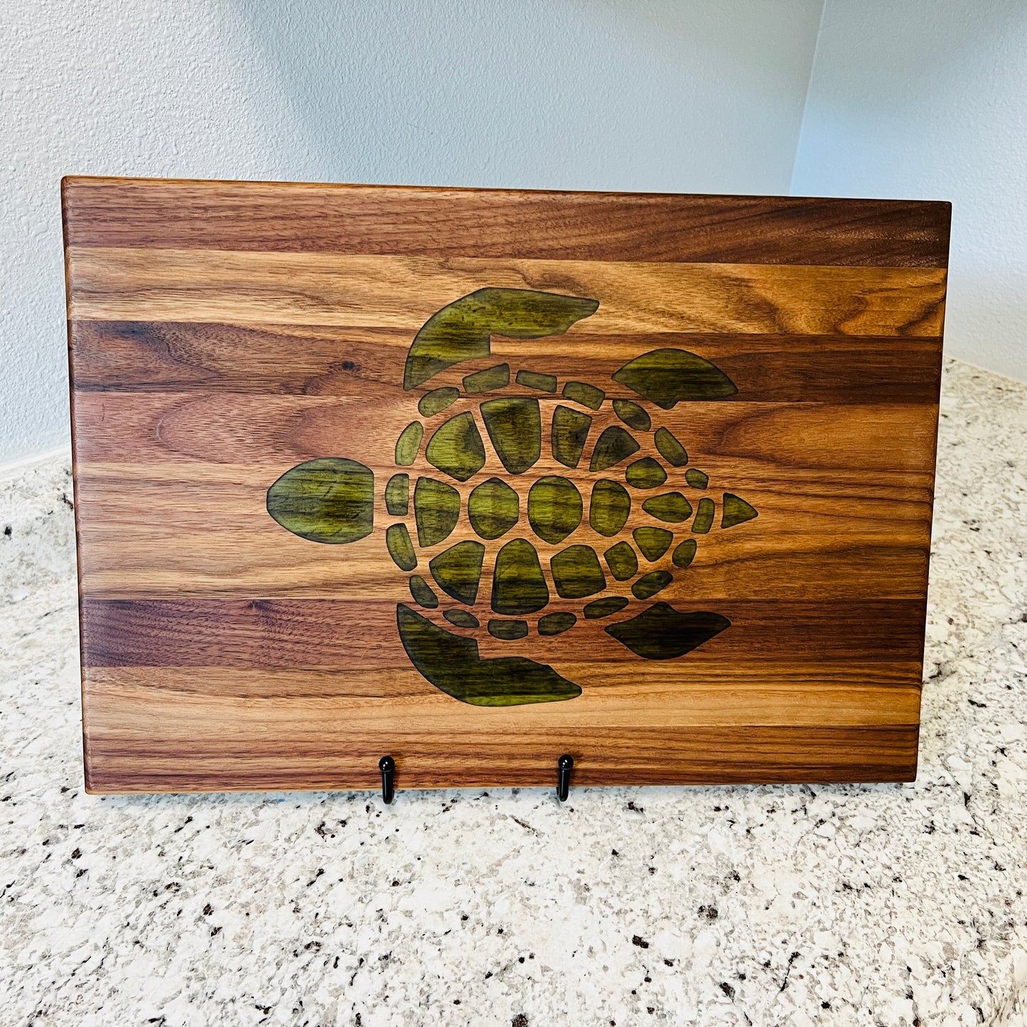 Large Walnut Charcuterie/Cutting Board with Honu