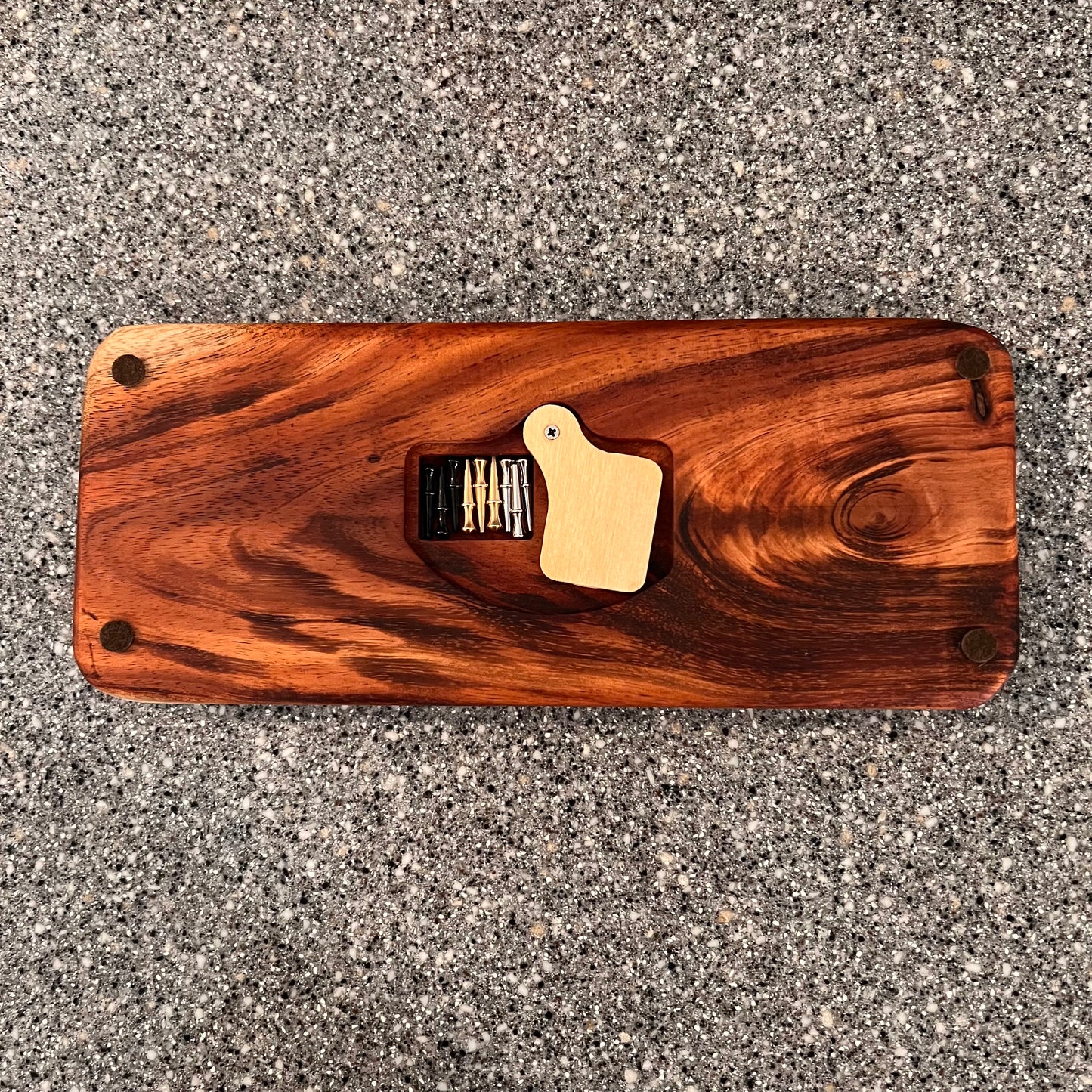 Koa Cribbage Board