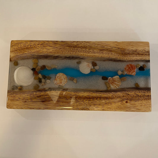 Maui Koa and Sea Shells Charcuterie Board