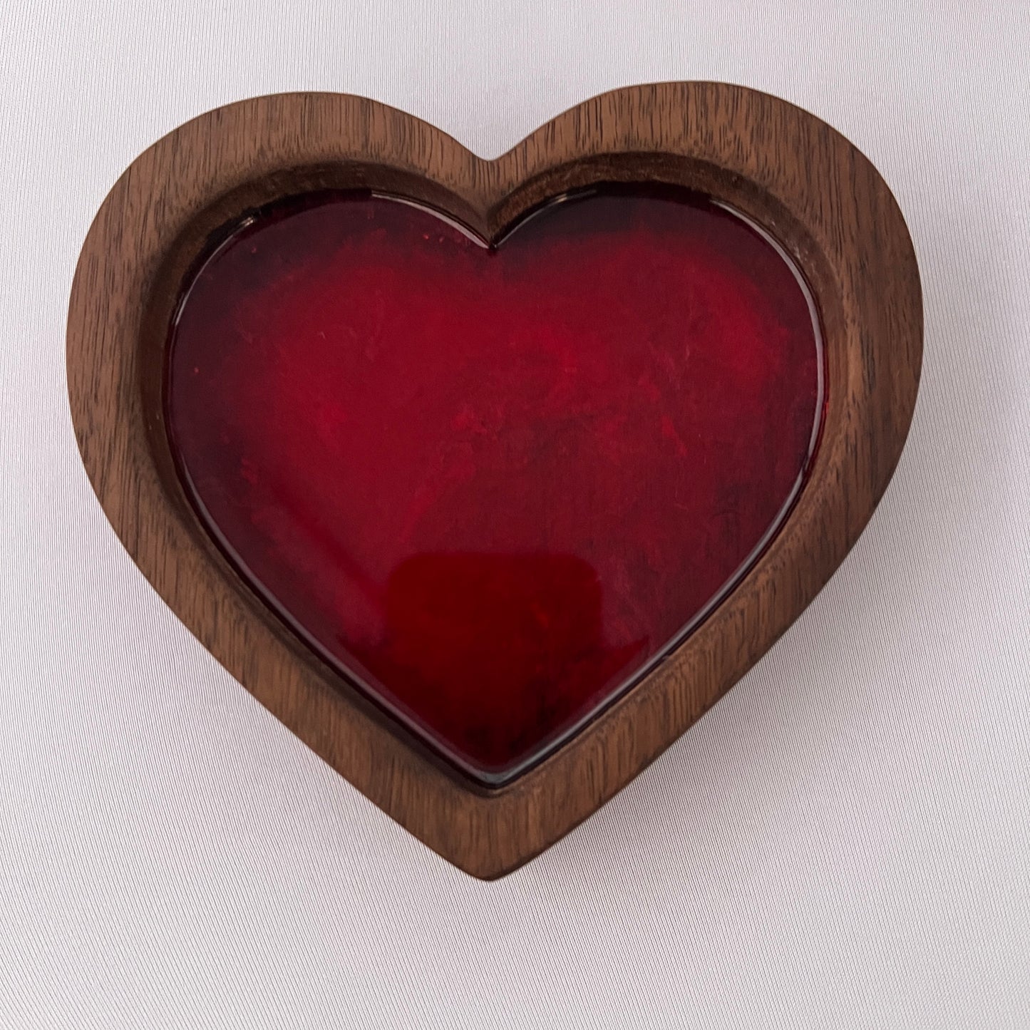Walnut Heart Trays