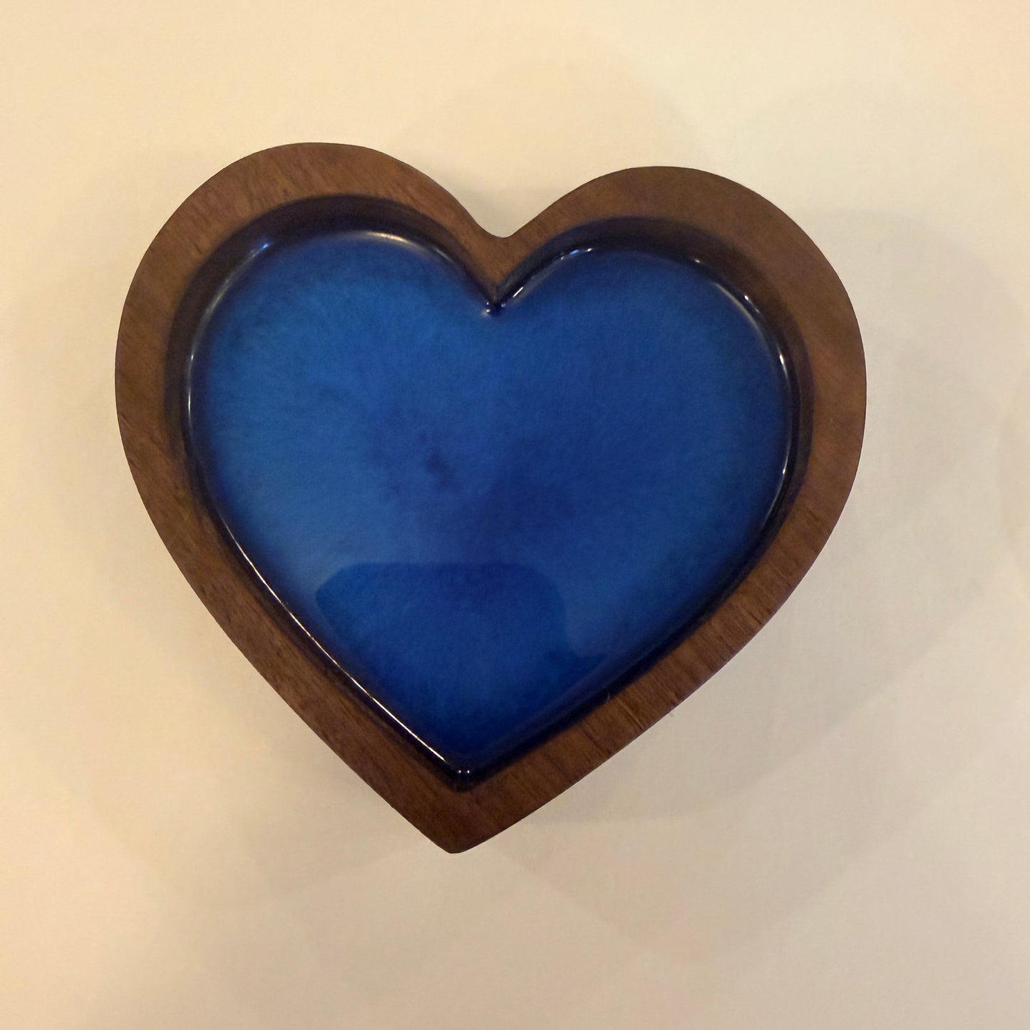 Small Walnut Heart Trays